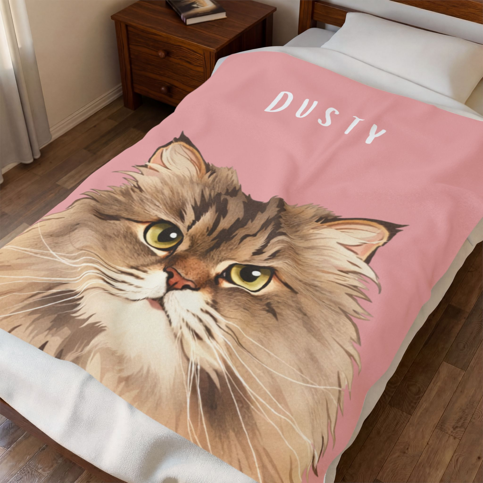 Personalised Pet Portrait Blanket