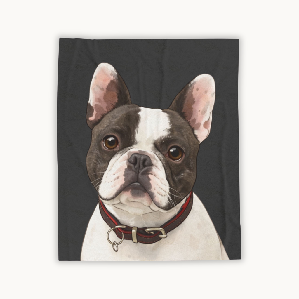 Personalised Pet Portrait Blanket