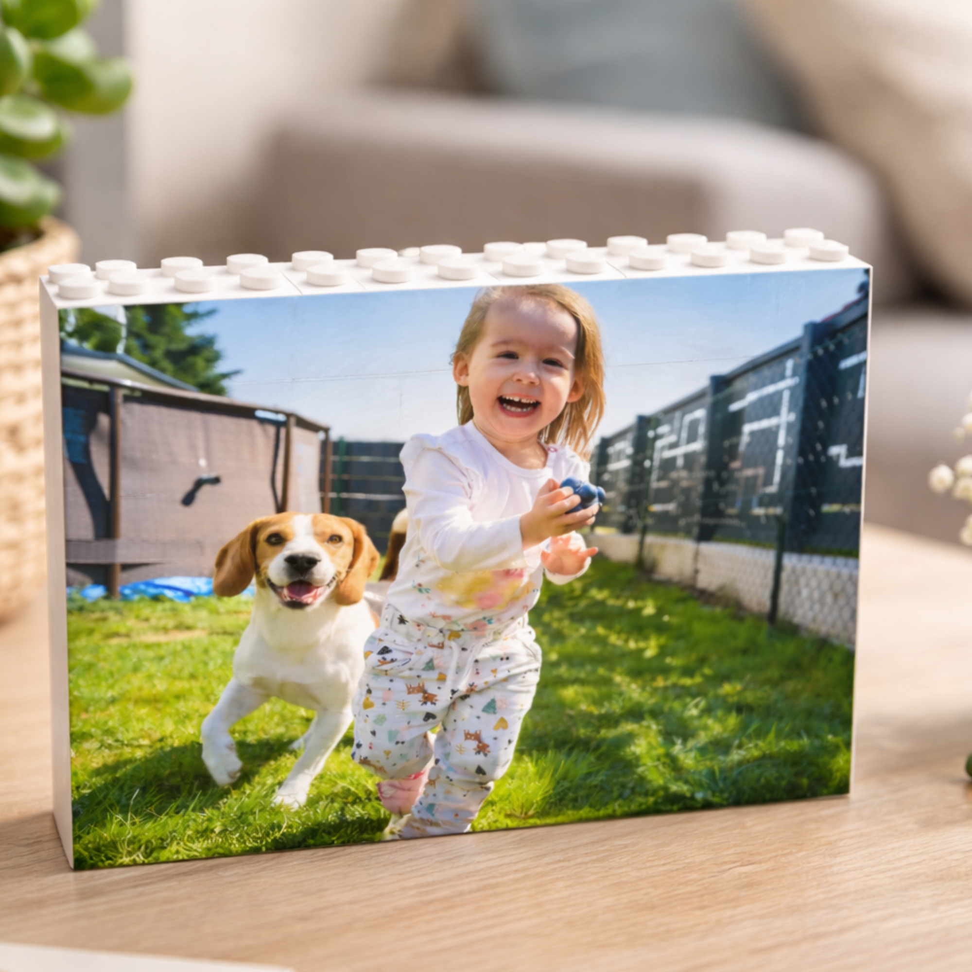 Custom Pet Photo Building Block Puzzle