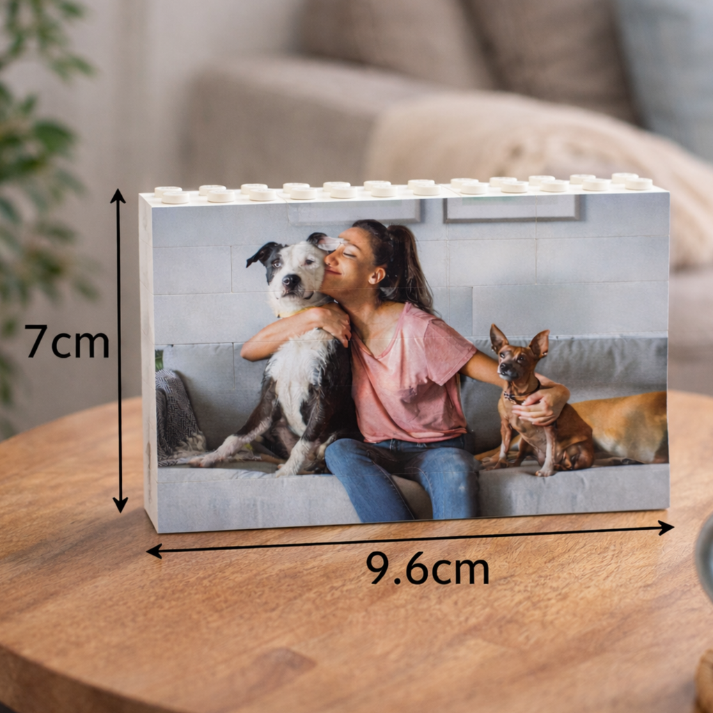 Custom Pet Photo Building Block Puzzle