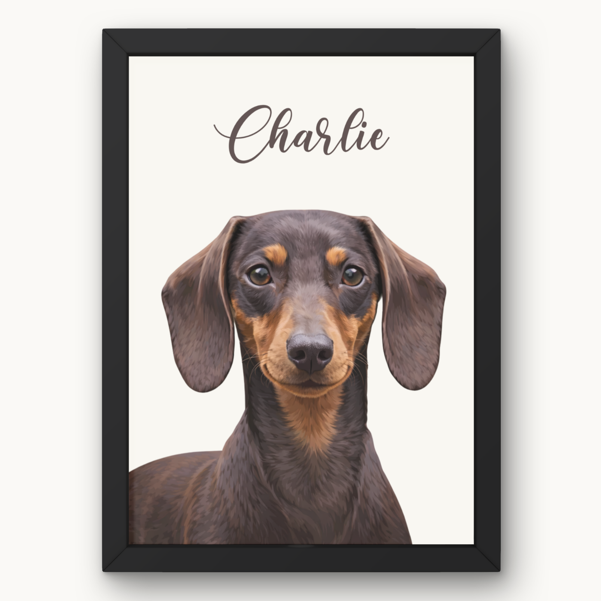 Personalised Classic Dog Portrait Print