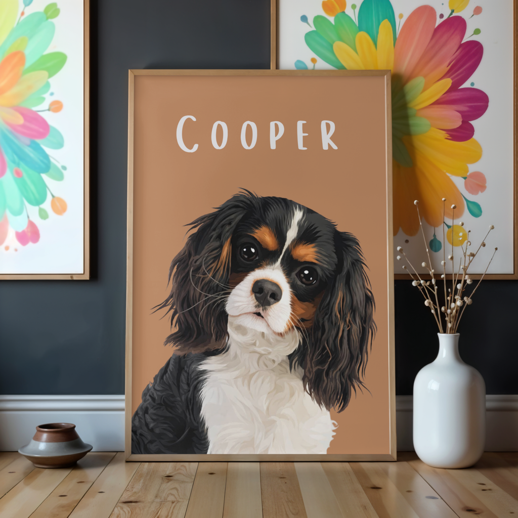 Personalised Classic Dog Portrait Print