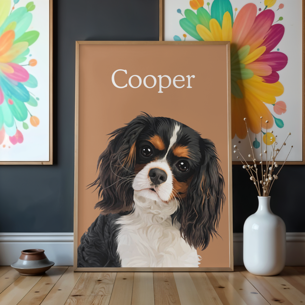 Personalised Classic Dog Portrait Print
