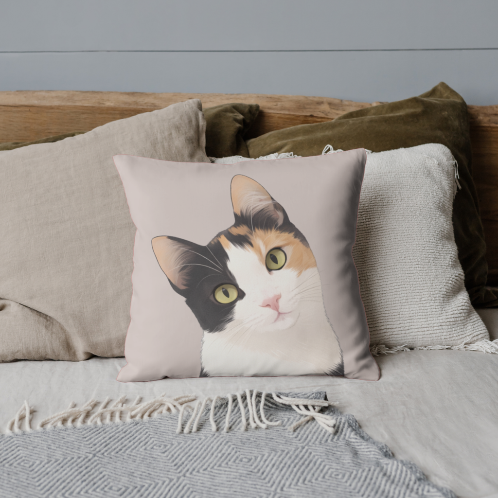 Personalised Pet Portrait Cushion Cover