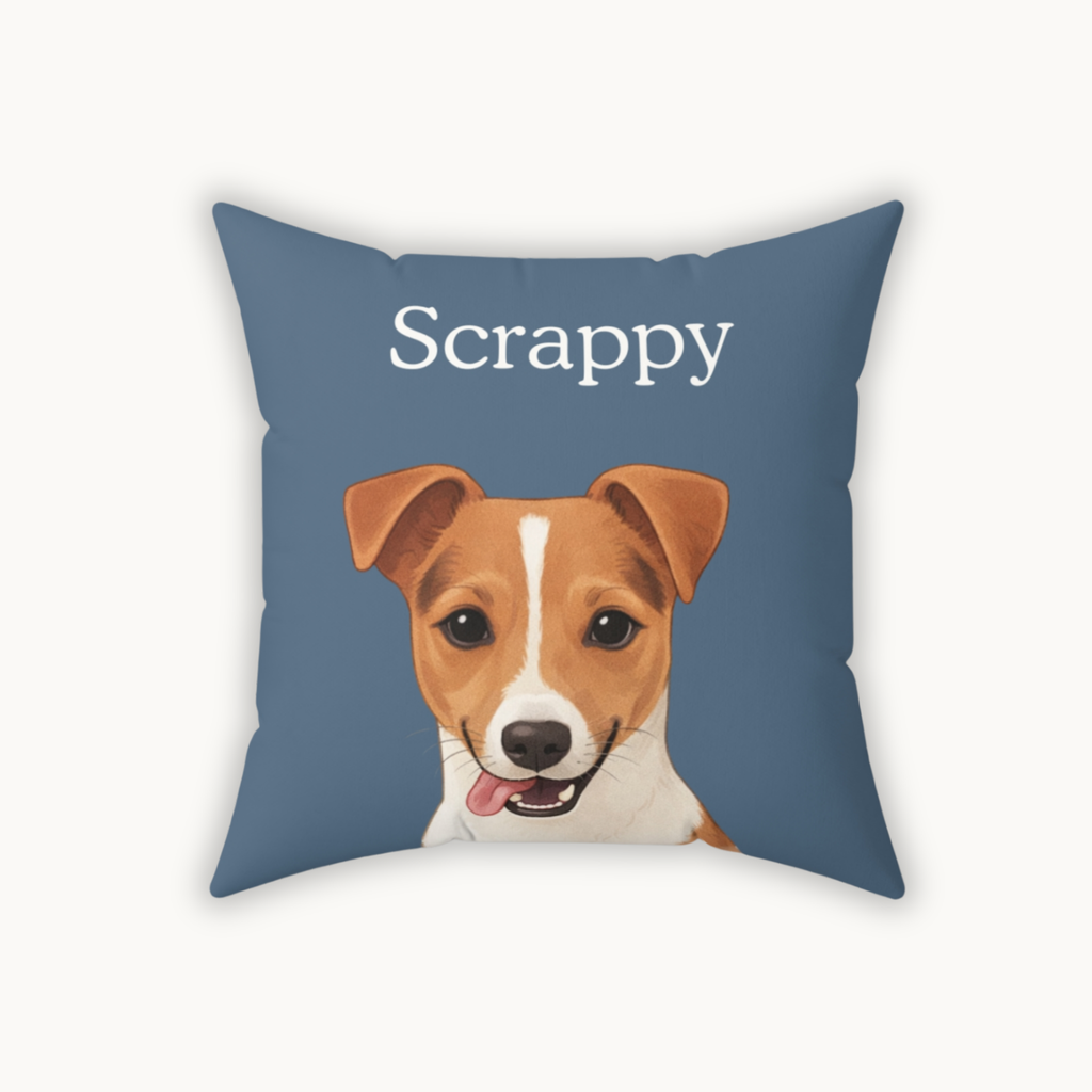 Personalised Pet Portrait Cushion Cover
