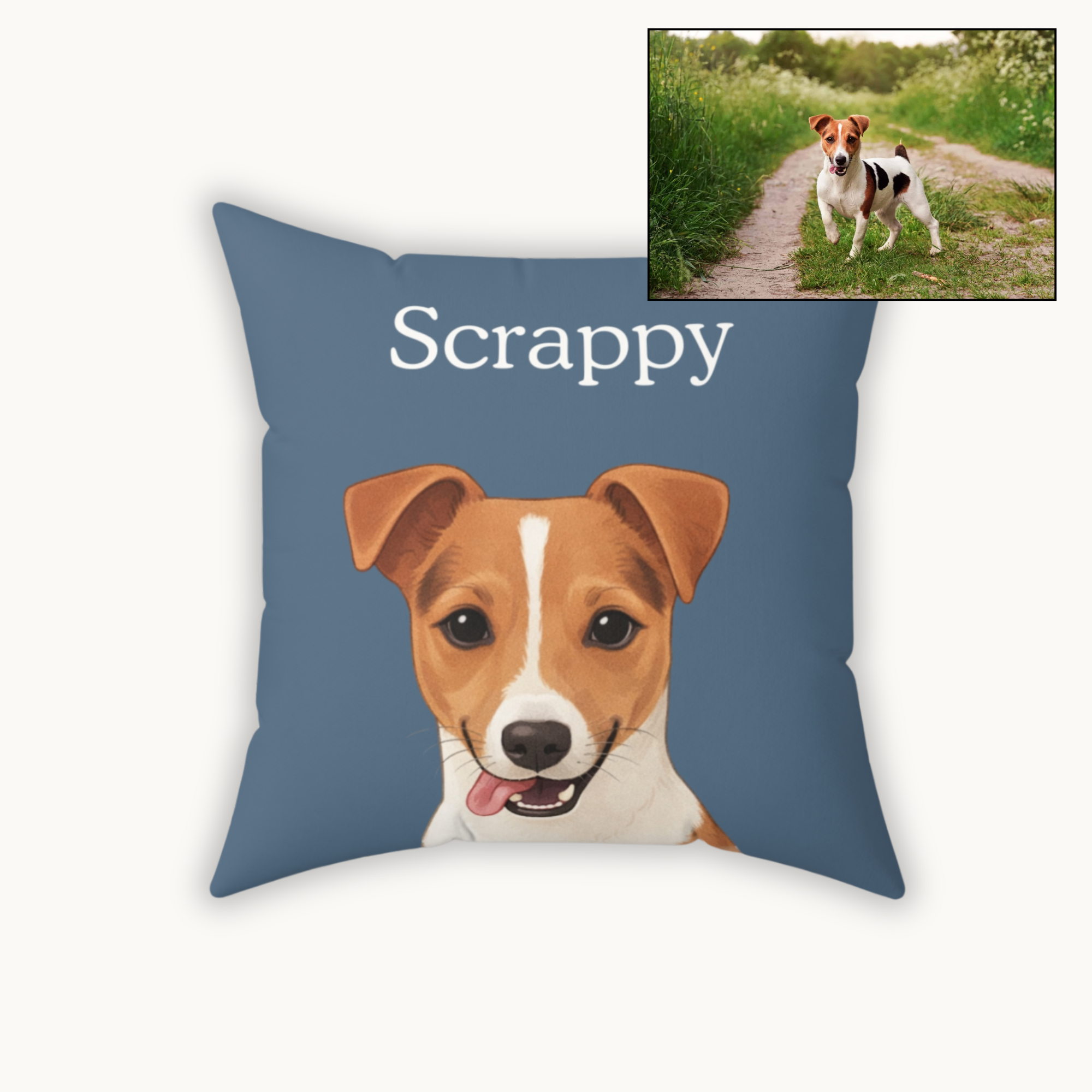 Personalised Pet Portrait Cushion Cover