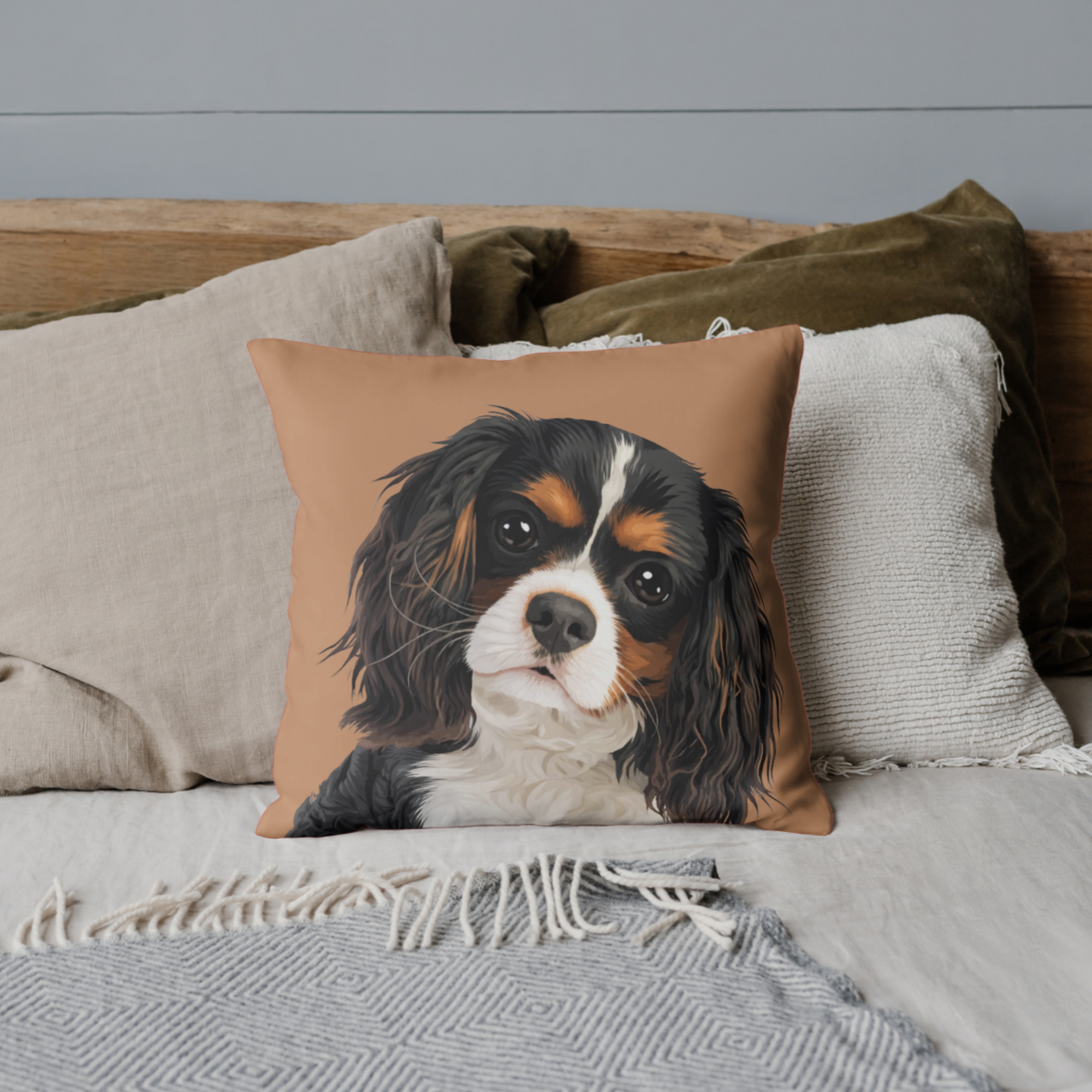 Personalised Pet Portrait Cushion Cover