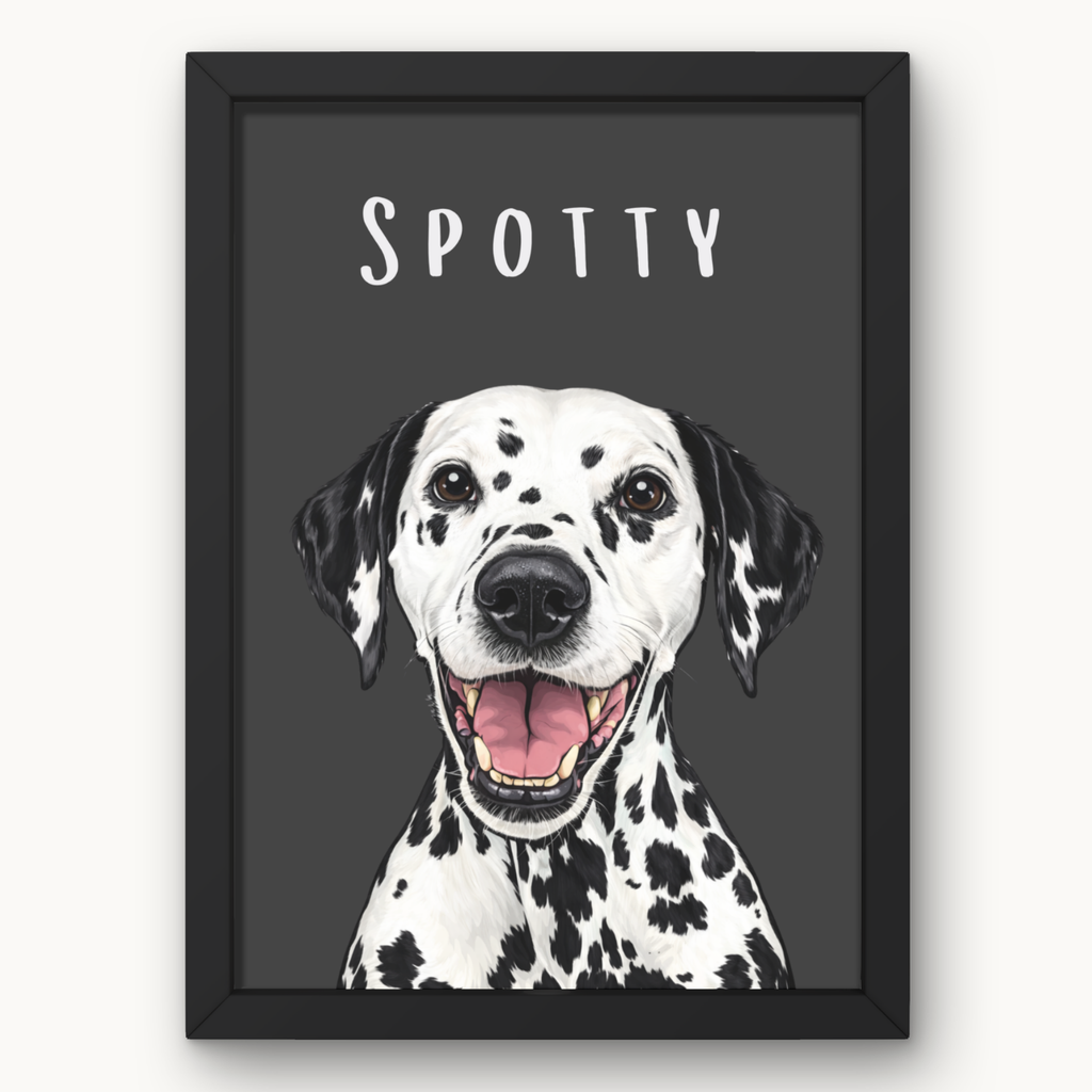 Personalised Classic Dog Portrait Print