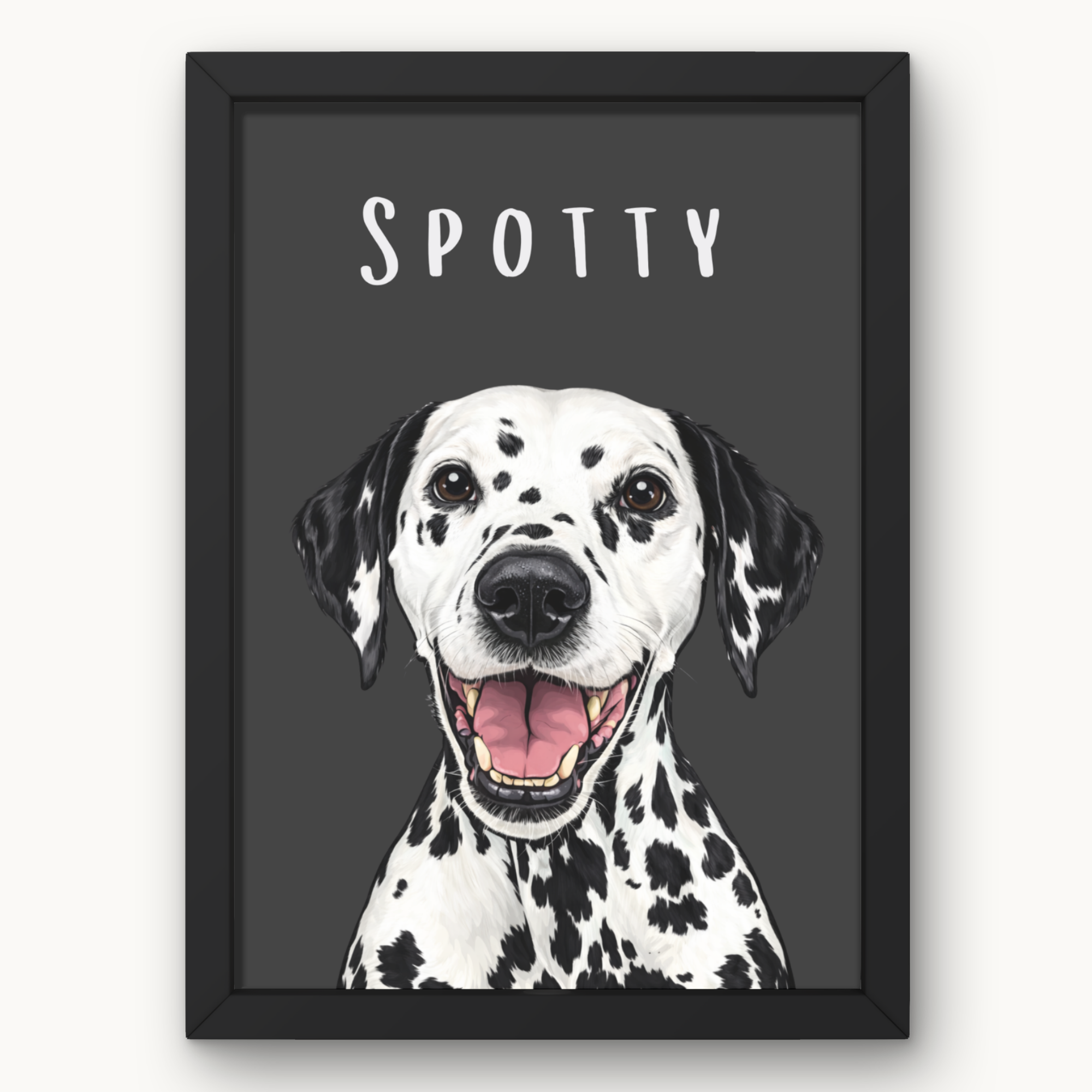 Personalised Classic Dog Portrait Print