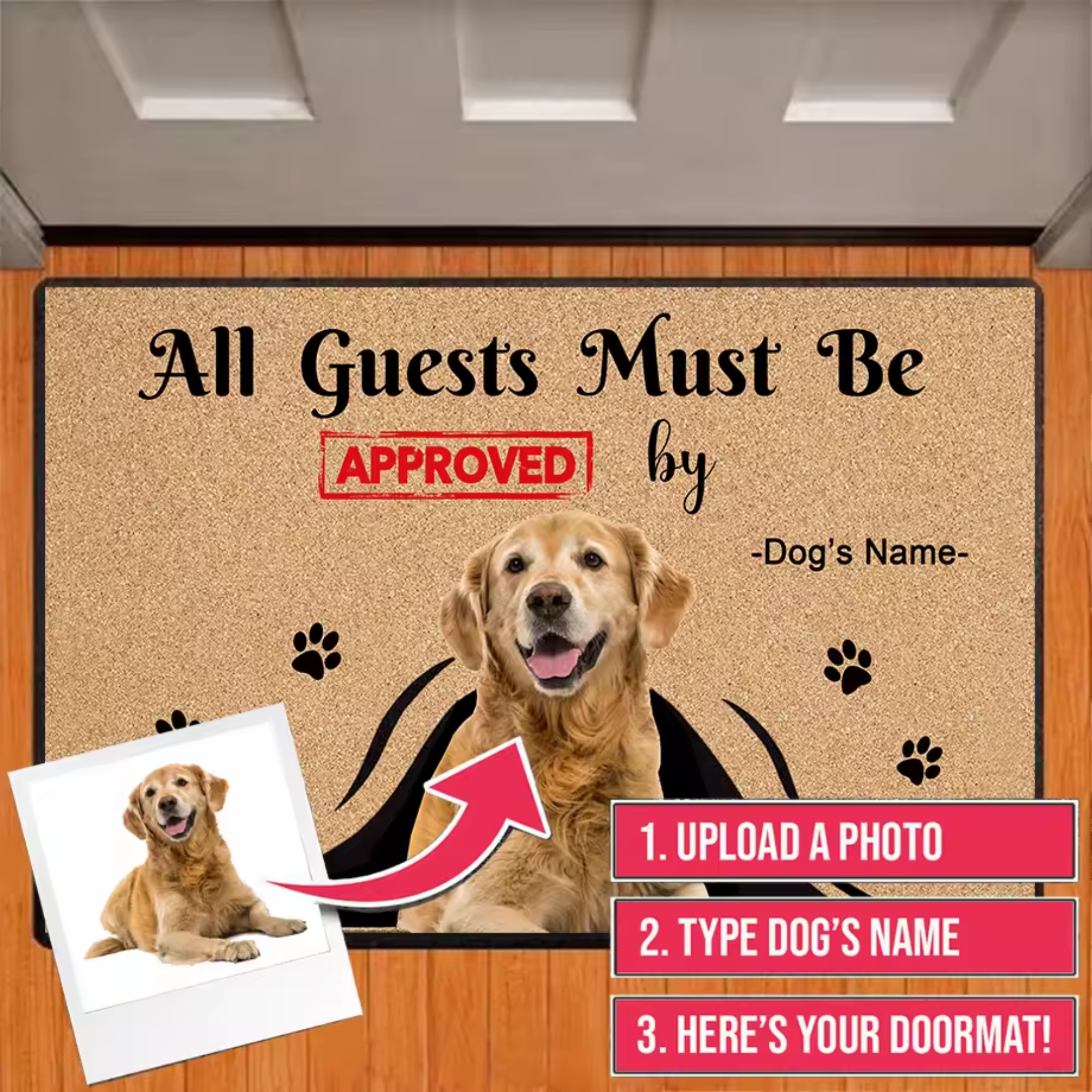 Personalised Pet Welcome Doormat