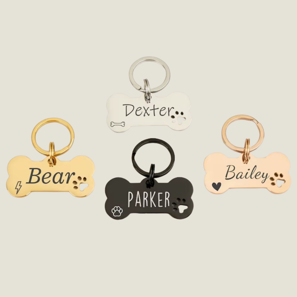 Personalised Bone-Shaped Dog ID Tag