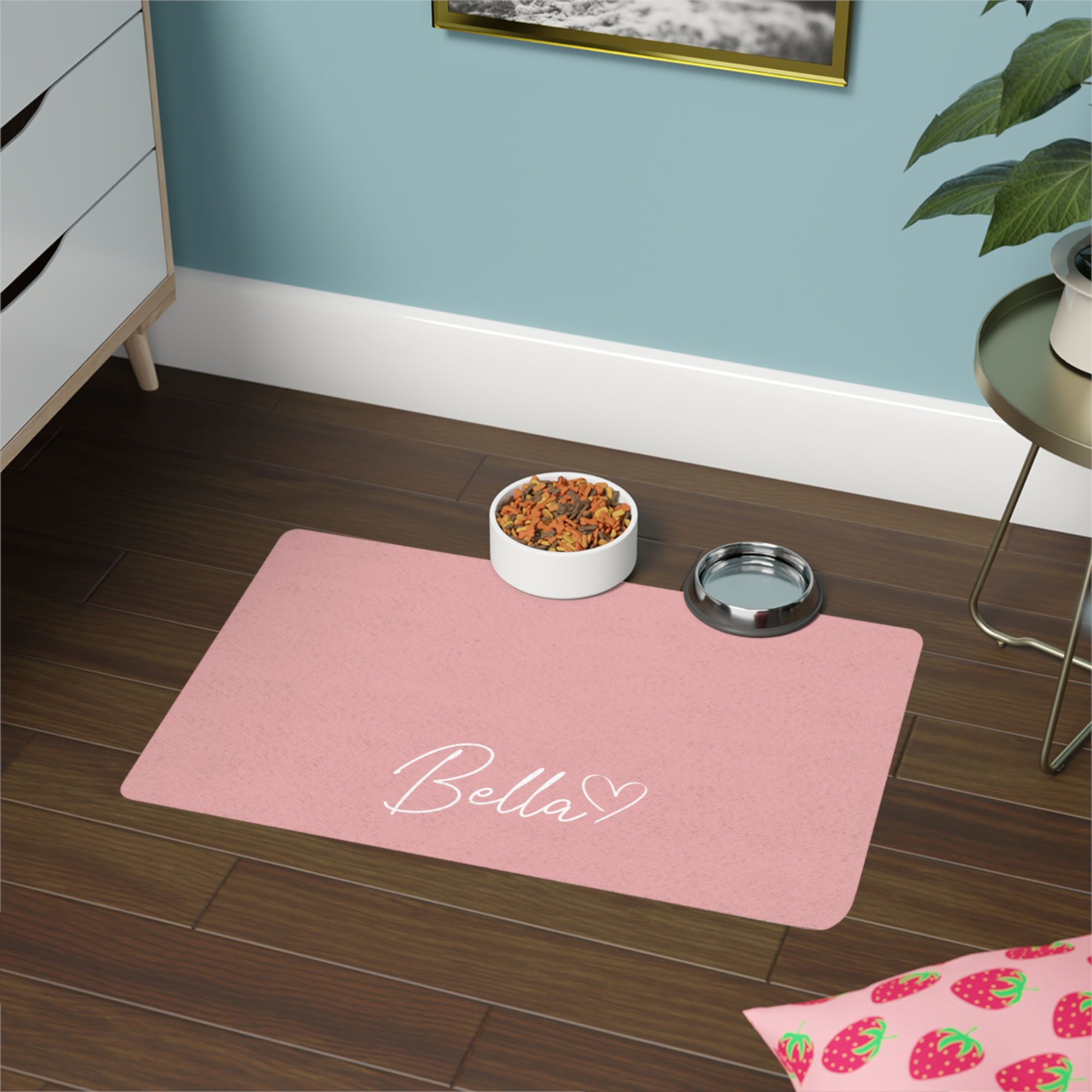 Personalised Pet Name feeding Mat