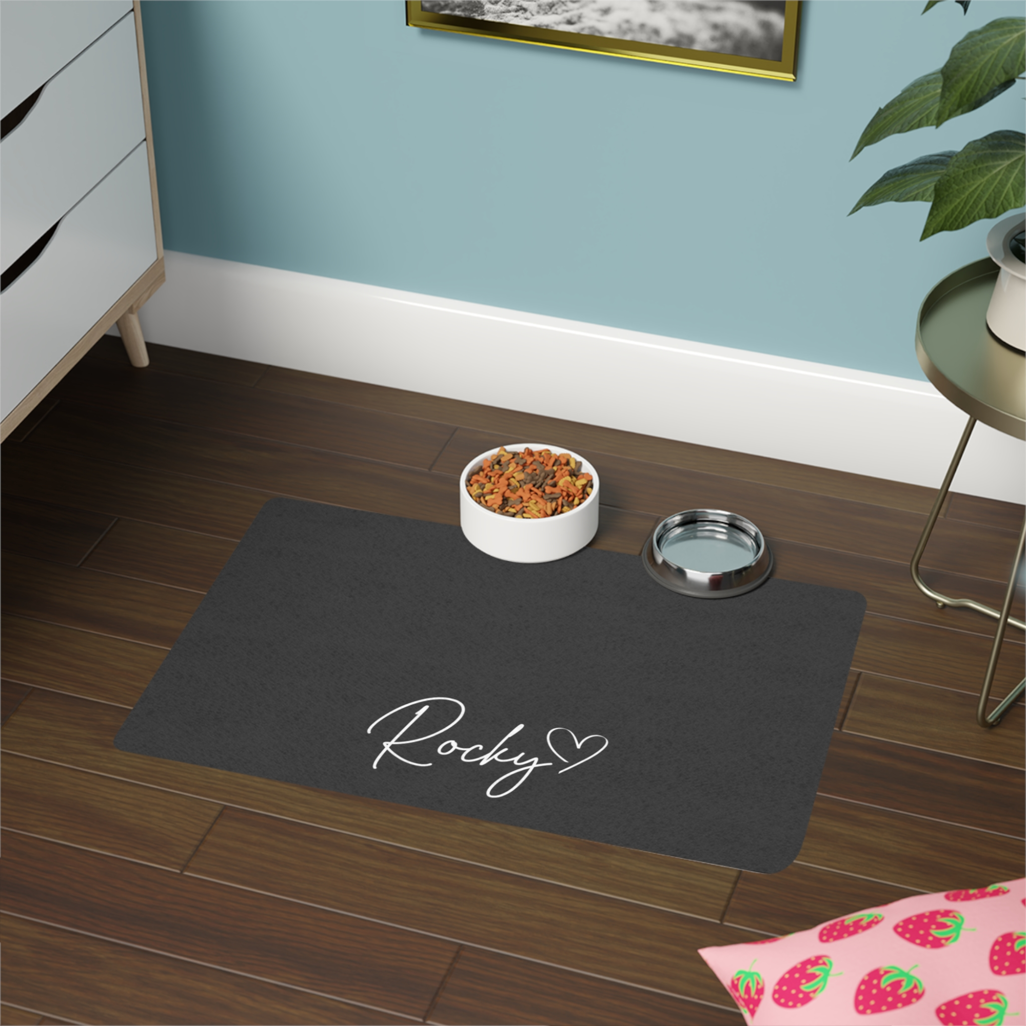 Personalised Pet Name feeding Mat