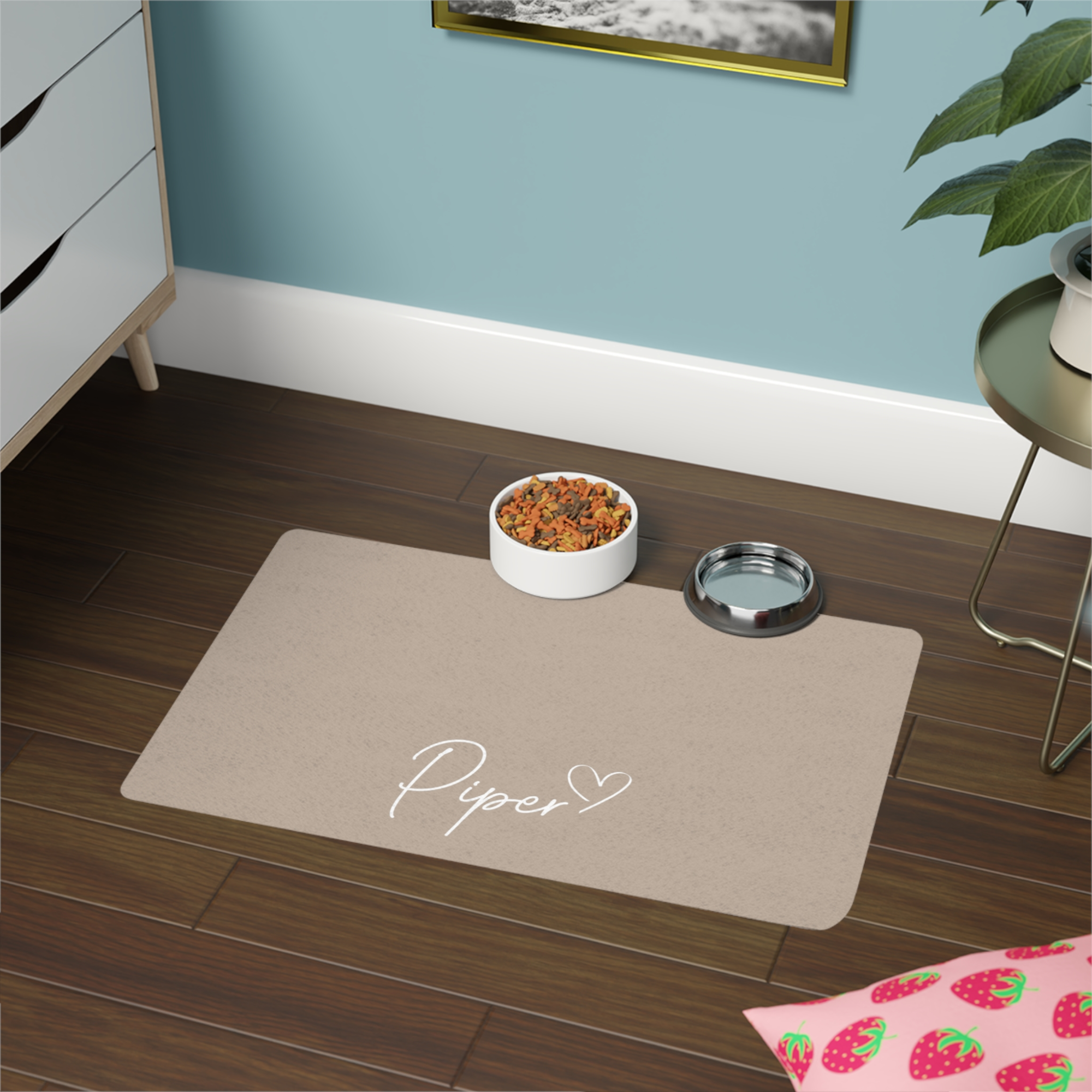 Personalised Pet Name feeding Mat