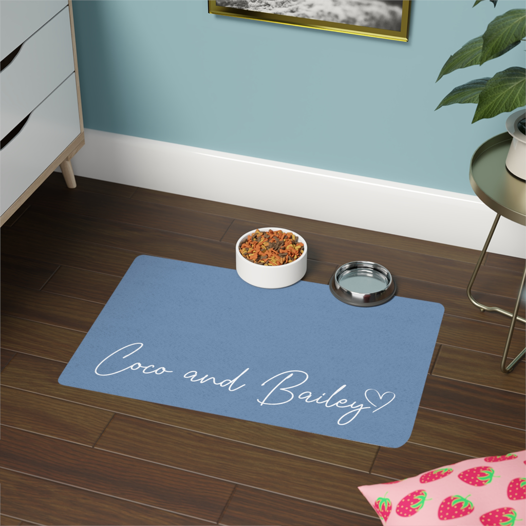 Personalised Pet Name feeding Mat
