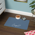 personalised pet feeding mat