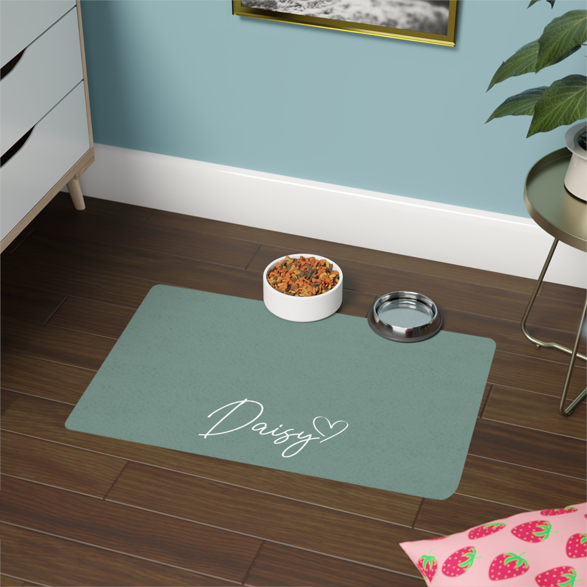 Personalised Pet Name feeding Mat