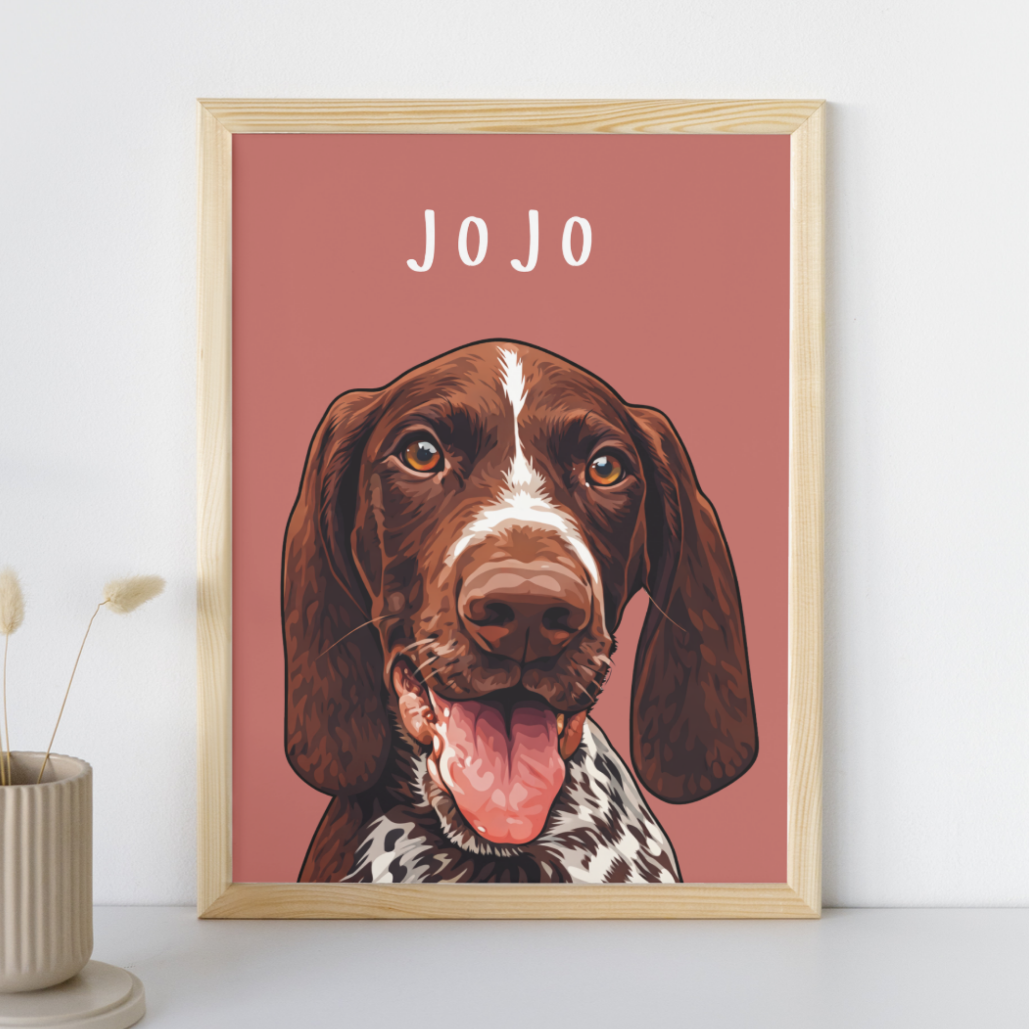 Personalised Classic Dog Portrait Print