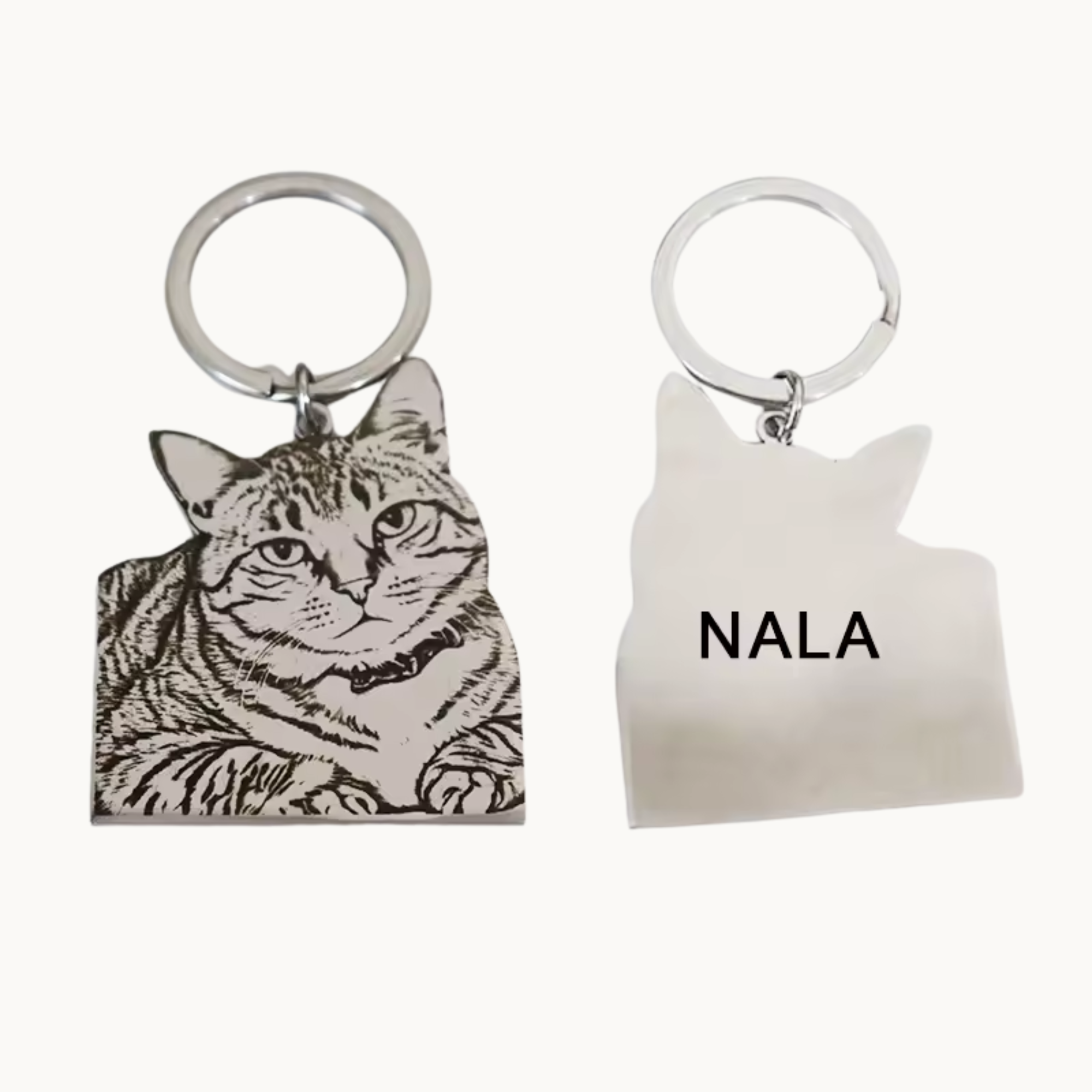 Personalised Pet Photo Metal Keychain