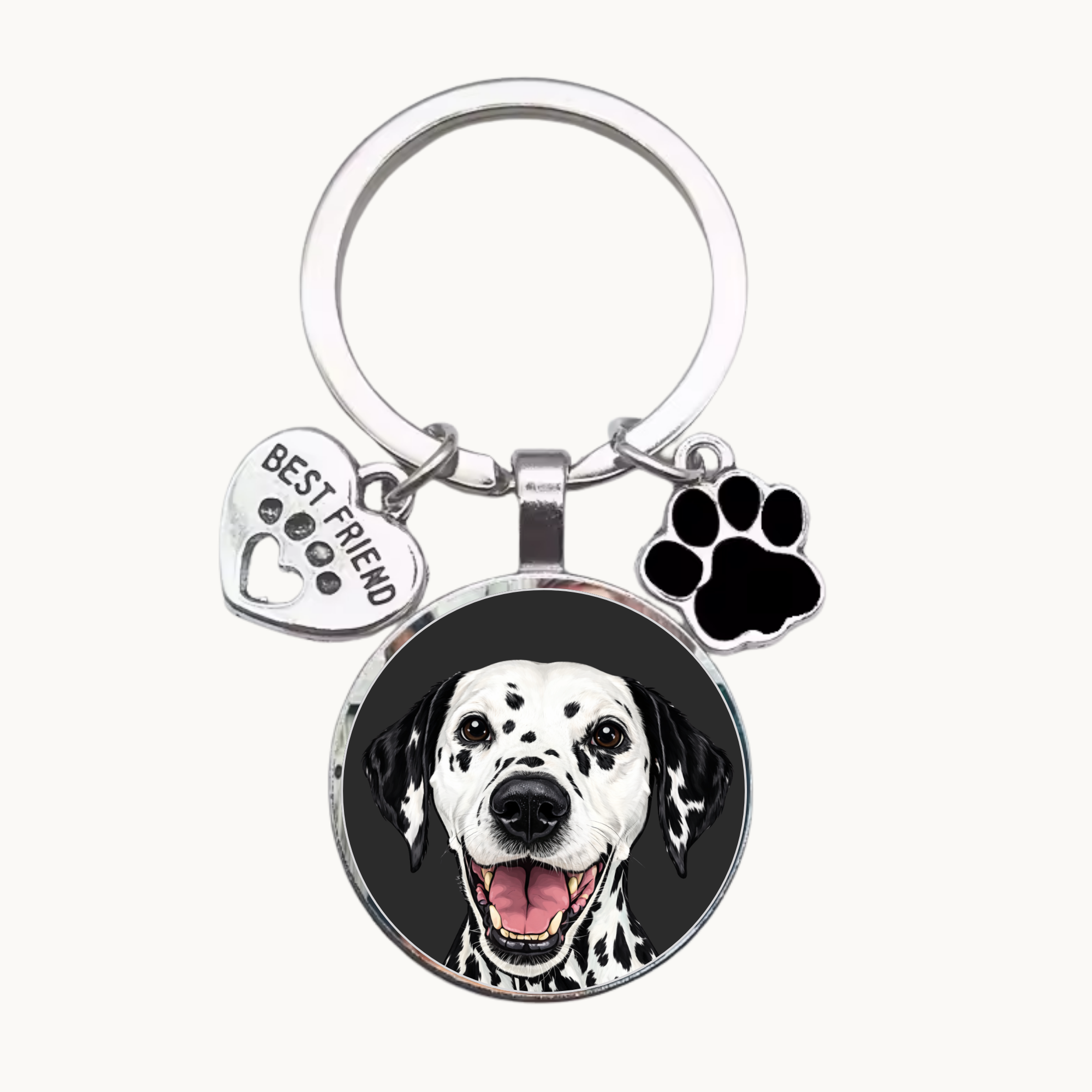 Personalised Pet Portrait Keychain