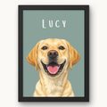 Personalised Classic Dog Portrait Print