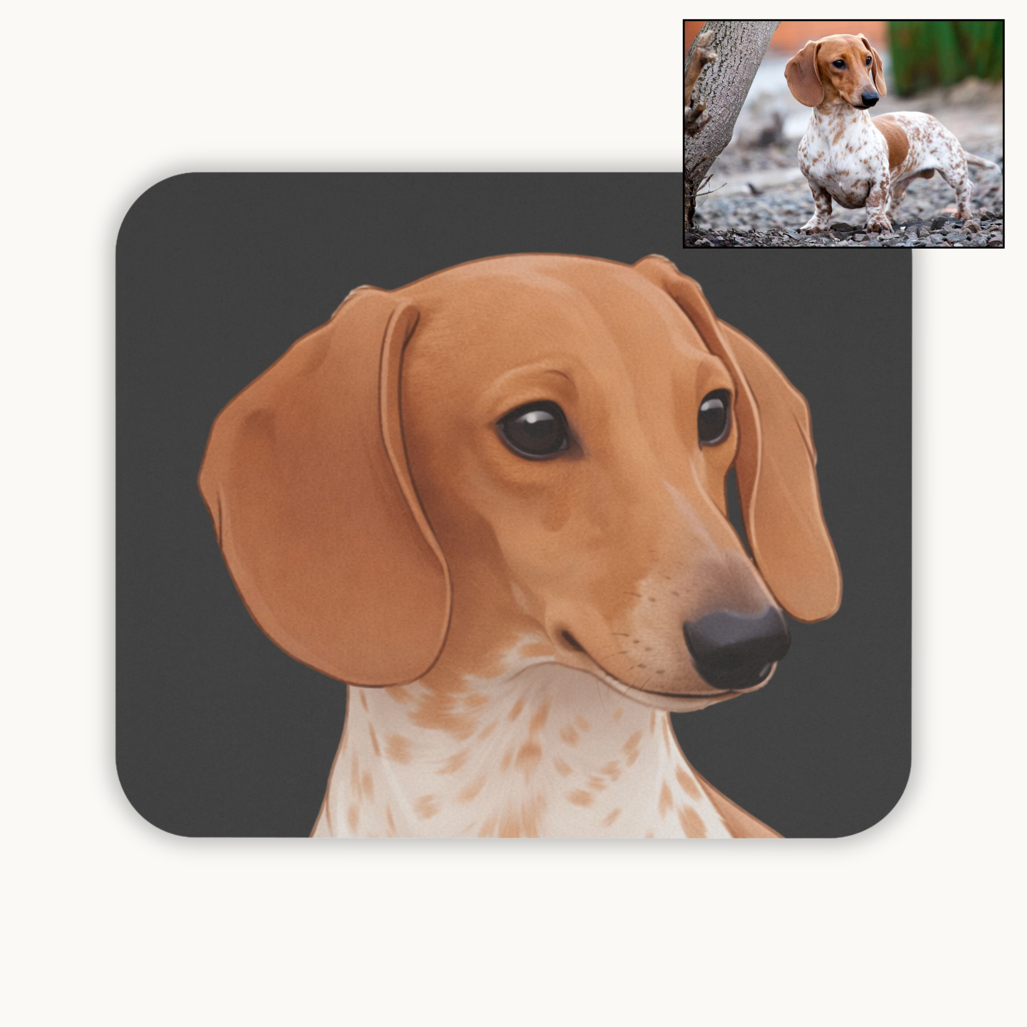 Personalised Pet Portrait Mouse Pad