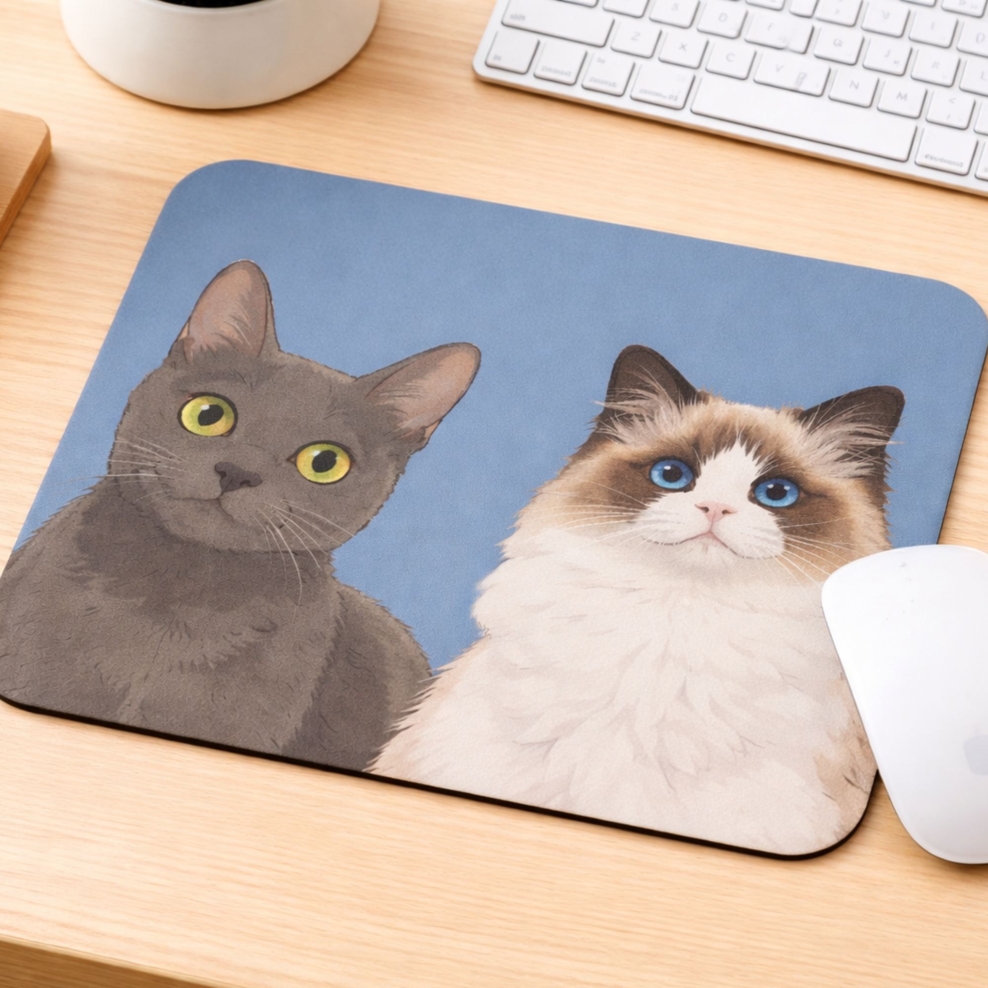 Personalised Pet Portrait Mouse Pad