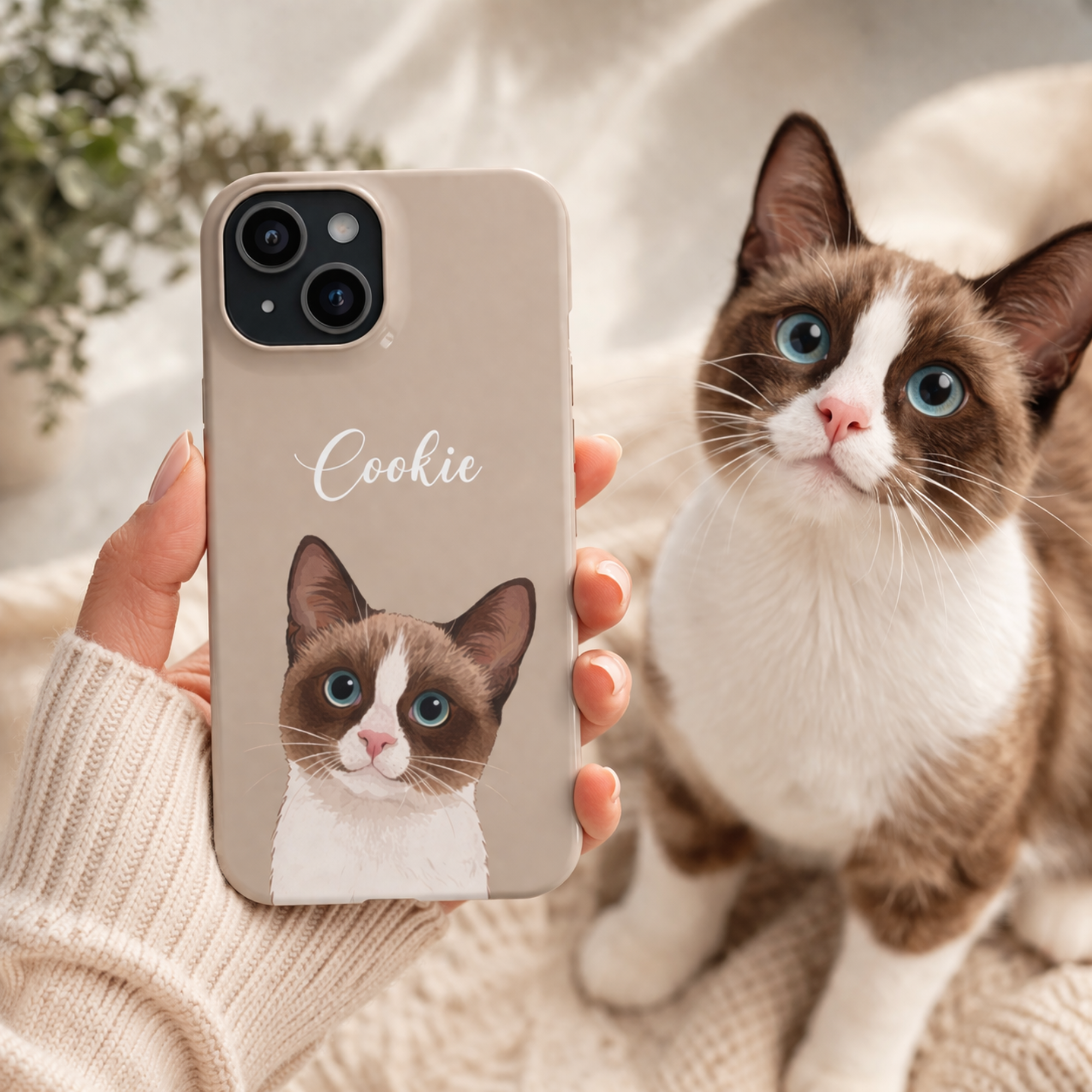 Custom Pet Portrait Phone Case