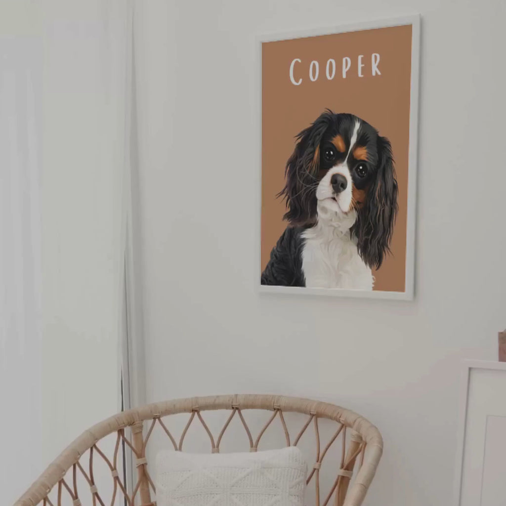 Personalised Classic Dog Portrait Print