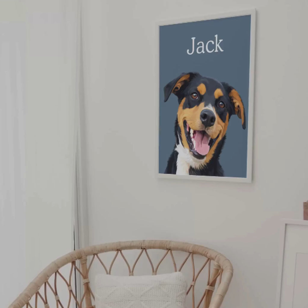 Personalised Classic Dog Portrait Print