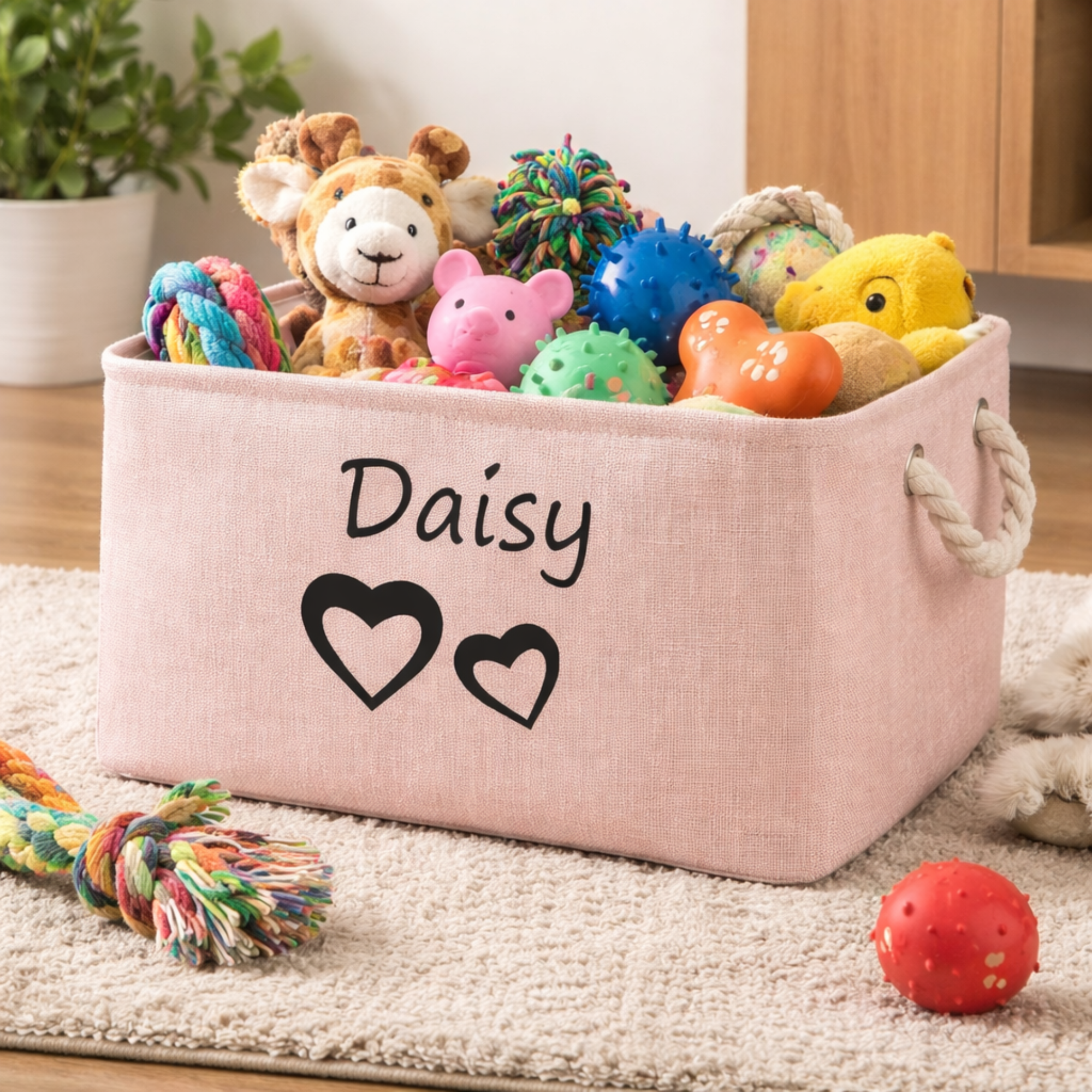personalised pet toy box