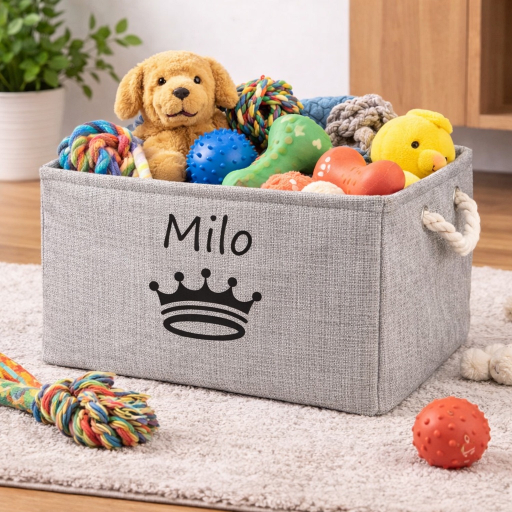 Personalised Pet Toy Storage Box